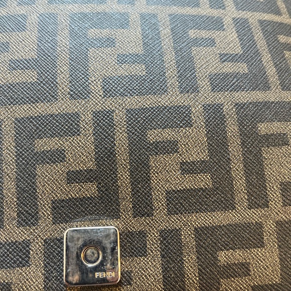 Fendi Ombré Effect Tobacco Zucca Canvas Messenger Bag - Picture 5 of 15